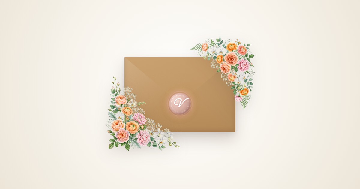 Blush & Gold Signature Quinceañera Invitation